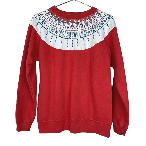 Cheswick Other - VTG Cheswick Toyo Enterprise Sugarcane Fair Isle Red Sweater Sweatshirt M RARE